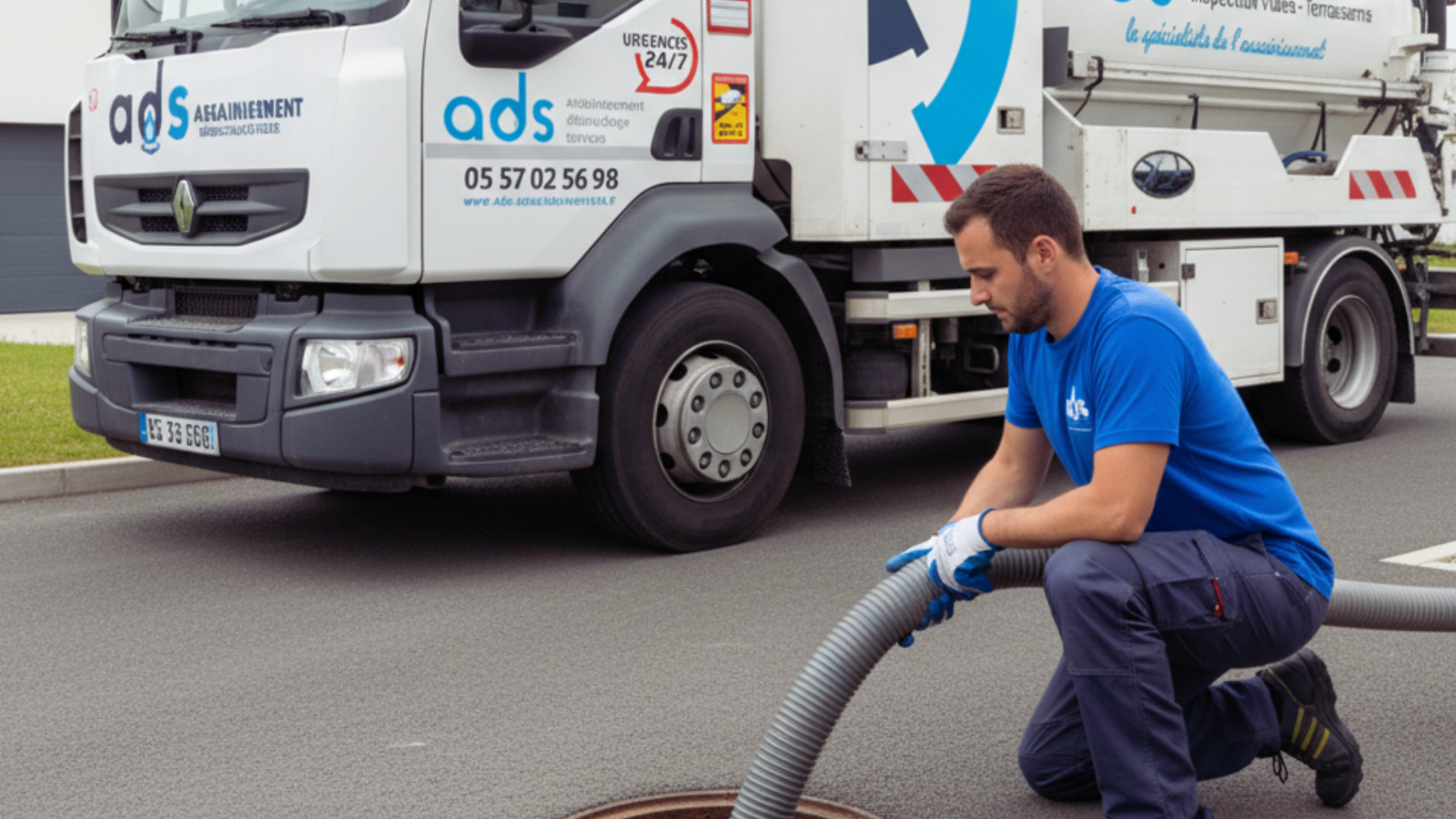 Débouchage regard extérieur