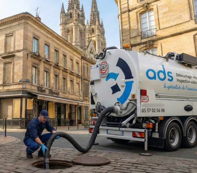 Technicien ADS débouchage salle de bain